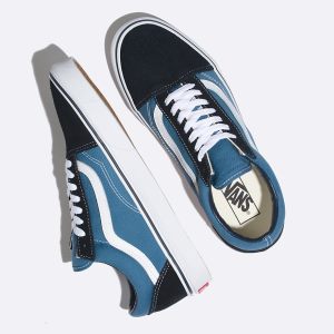 Vans Erkek Spor Ayakkabı Old Skool Lacivert/Beyaz | 40736-832